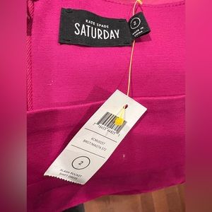 Saturday by Kate Spade, Slash pocket shift dress, New Pink Size 2